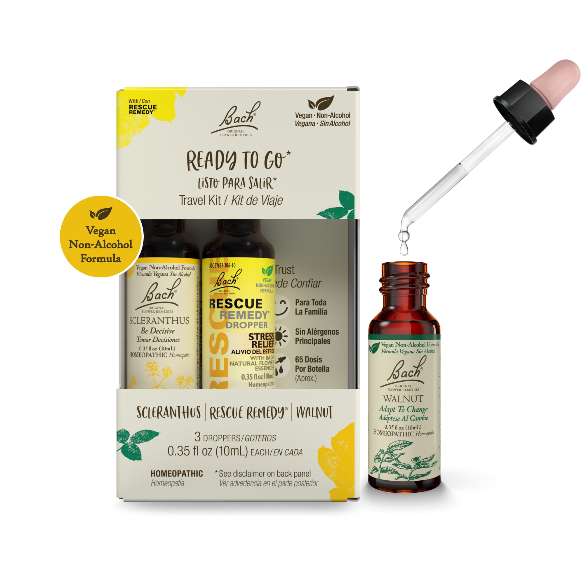 Amazon.com : Bach Original Flower Remedies - Ready To Go Trio Kit